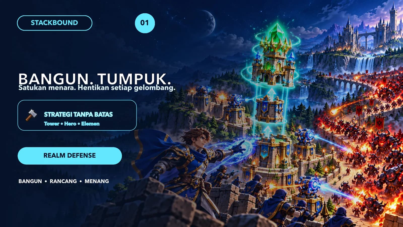 Stackbound: Realm Defense gameplay screenshot 1